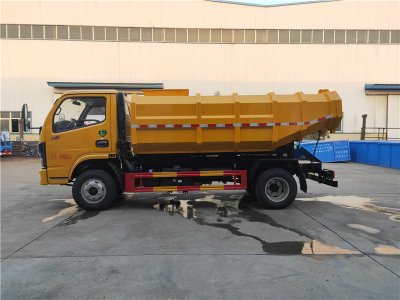 挂桶式5方淤泥清运车