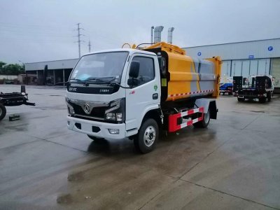 东风牌5方6方侧装压缩垃圾车